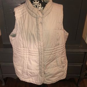 Faded Glory Beige Puffer Vest🍁